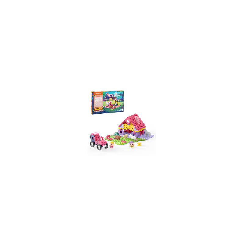 set di costruzioni marioinex mini waffle farmer charming ranch multicolore
