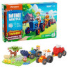 set di costruzioni marioinex mini waffle farmer trattori e un prato