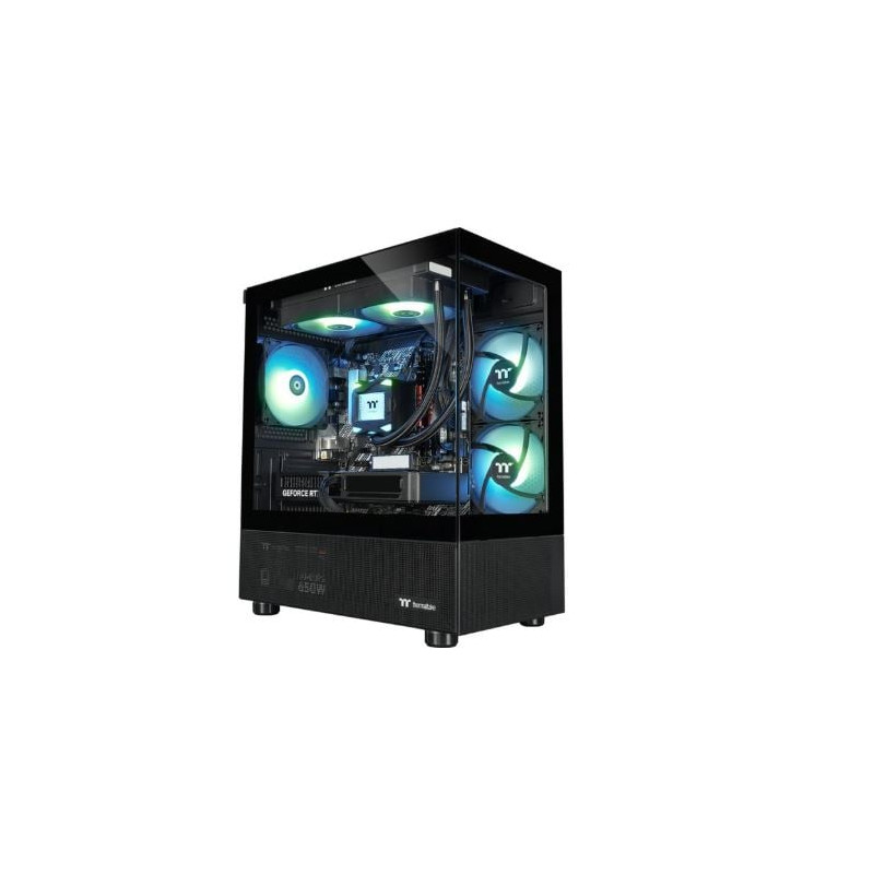 case thermaltake ftw a-line lcs 5060 d5 midi-tower transparente/nero