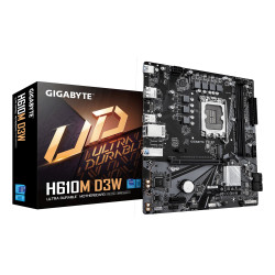 scheda madre gigabyte h610m d3w atx 2xddr5 nero [h610m d3w]