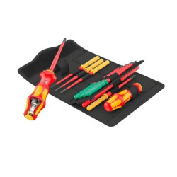 set cacciavite wera kraftform kompakt turbo giallo/rosso 16pz [05006641001]