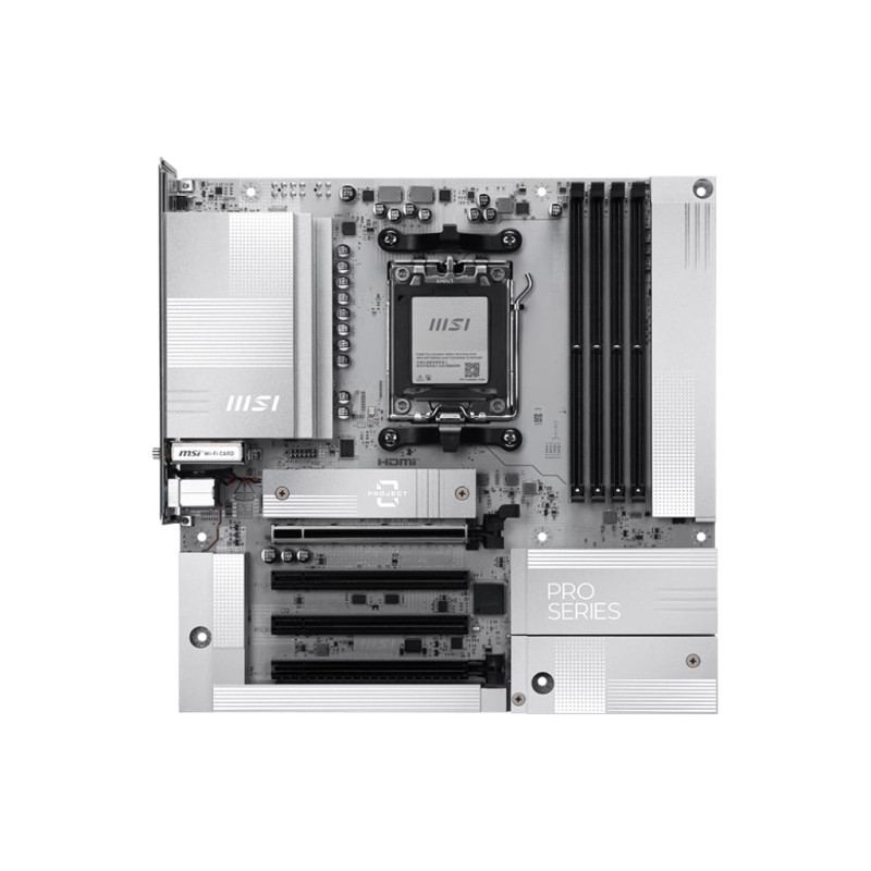 scheda madre msi pro b850m-a am5 atx 4xddr5 nero [7e78-001r]