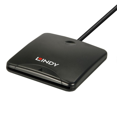 lettore di schede lindy usb 2.0 nero [43407]