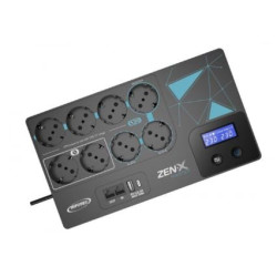 gruppo di continuita' infosec 1000va 600w con avr nero [icuzenx1000m]