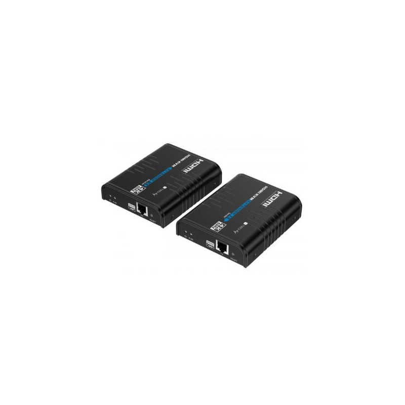 kit extender hdmi techly kvm 4k 60hz nero [iidata hdmi-kvm473]
