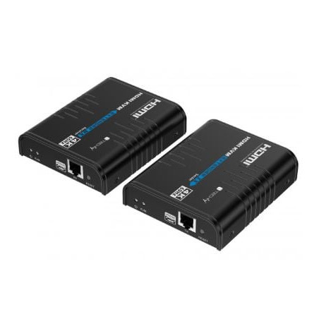kit extender hdmi techly kvm 4k 60hz nero [iidata hdmi-kvm473]
