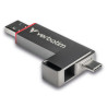 pen drive 256gb verbatim dual quickstick usb tipo a/c grigio