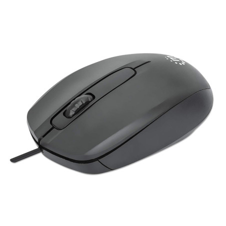 mouse manhattan comfort ii wired usb/ottico 1000dpi nero [190190]