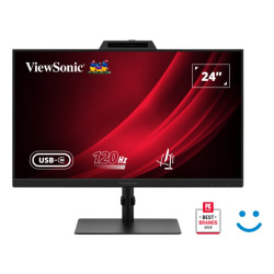 monitor led 24" viewsonic vg2441v full hd 1920x1080p/4ms/classe