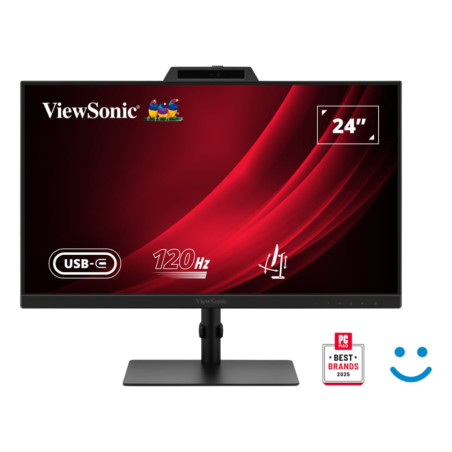 monitor led 24" viewsonic vg2441v full hd 1920x1080p/4ms/classe
