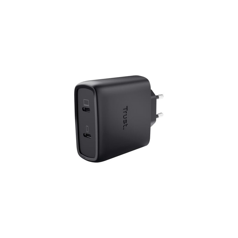 alimentatore da rete trust maxo 65w usb-c nero [25525]