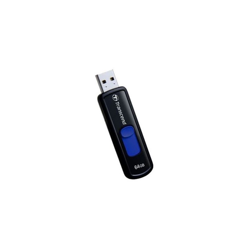 pen drive 64gb transcend jetflash 760 nero e blu [ts64gjf760]