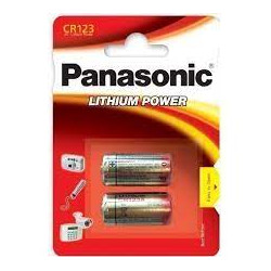 pila panasonic 1x2 pz. photo cr 123 a [cr-123al/2bp]