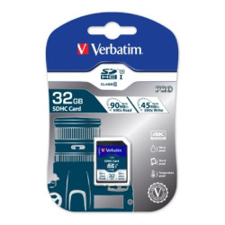 32gb scheda sdhc verbatim sdhc pro classe 10 [47021]