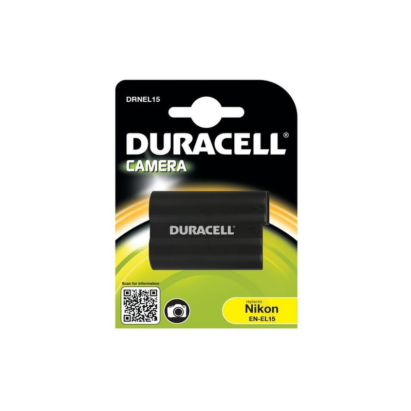 batteria duracell li-ion per nikon en-el15 [drnel15]