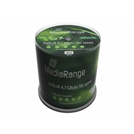 Confezione dvd+r mediarange 4.7gb 100pcs spindel 16x [mr443]