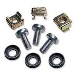 dadi a gabbia viti m6 e rondelle itrack armadi confezione 50 pz [309124]