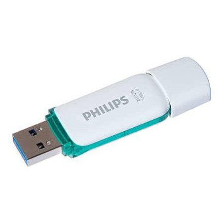pen drive 256gb philips usb 3.0 snow edition verde [fm25fd75b/10]