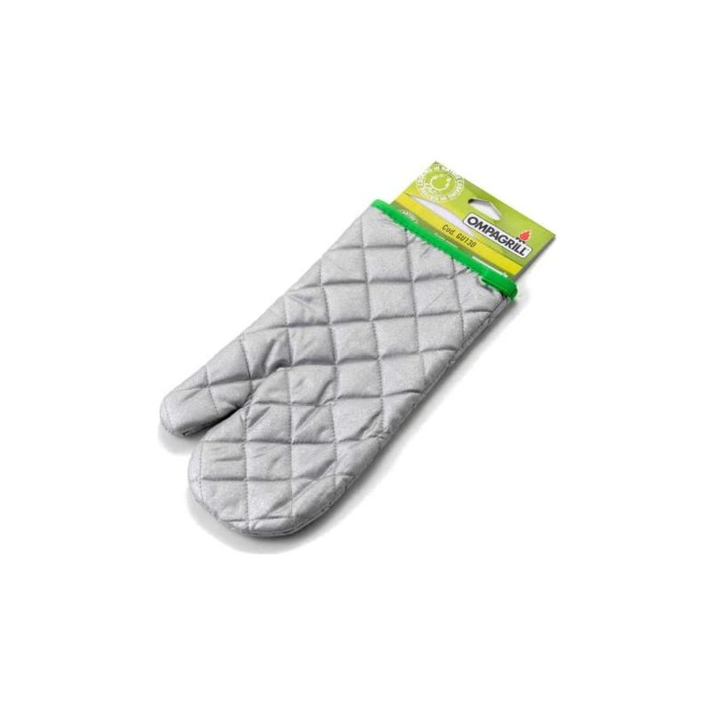 guanti barbecue ompagrill gu130 argento