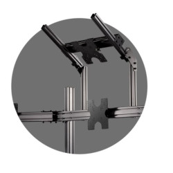 supporto monitor next level racing elite quadruplo indipendente