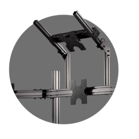 supporto monitor next level racing elite quadruplo indipendente