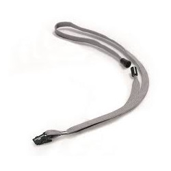 confezione conrdoncino badge durable 10mm grigio [8119-10]