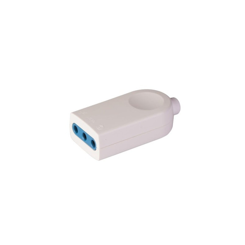 presa di corrente poly pool 10a/250v/bianco [pp0464]