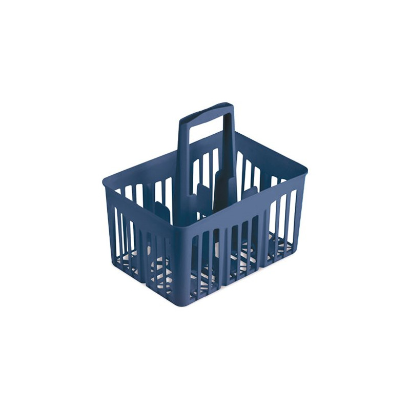 cestello portabottiglie stefanplast 6 posti blu