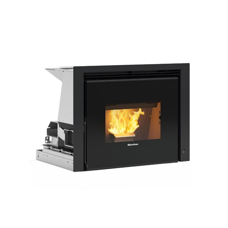caminetto ad inserto extraflame comfort p70 aria da incasso 10kw