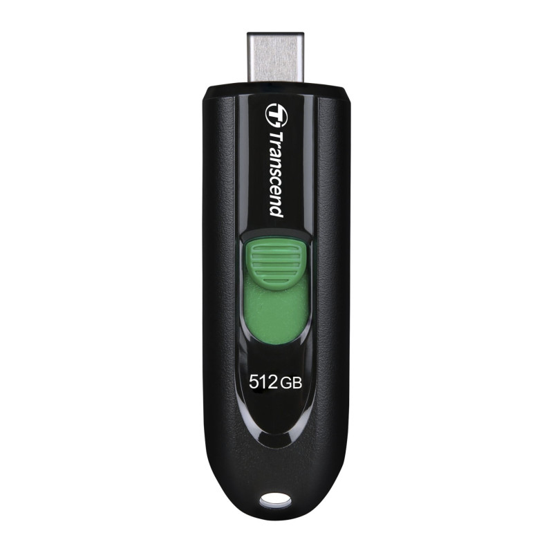 pen drive 512gb transcend jetflash 790 usb 3.2 verde/nero [ts512gjf790c]