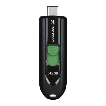 pen drive 512gb transcend jetflash 790 usb 3.2 verde/nero [ts512gjf790c]