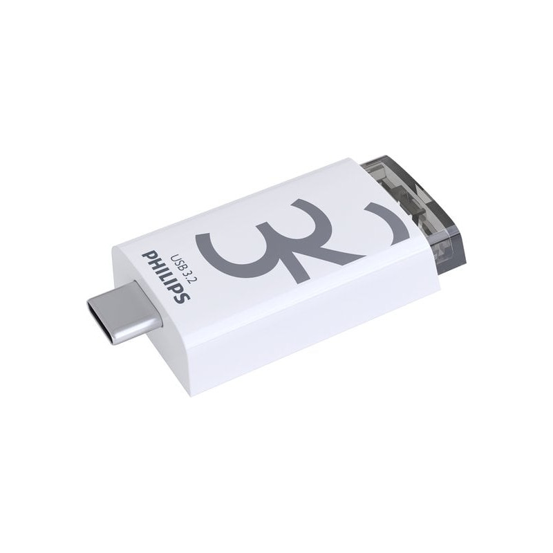 pen drive 32gb philips usb 3.2 gen 1 usb-c bianco [fm32fd175b/00]