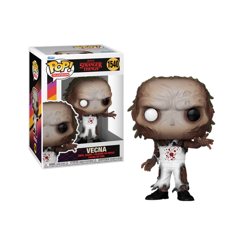 funko pop television n.1540 stranger things vecna a meta' trasformazione