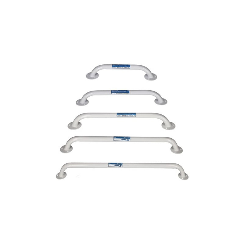 maniglia bagno mobilex corrimano in metallo 80cm max 120kg bianco