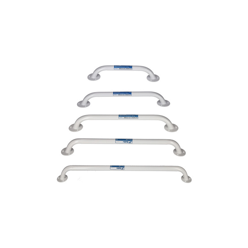 maniglia bagno mobilex corrimano in metallo 60cm max 120kg bianco