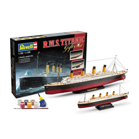 modellino revell set regalo r.m.s. titanic 1/12 multicolore [05727]