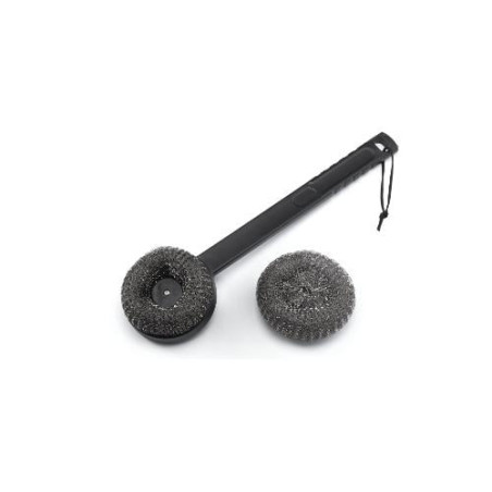 spazzola barbecue ompagrill spugna con ricambio nero