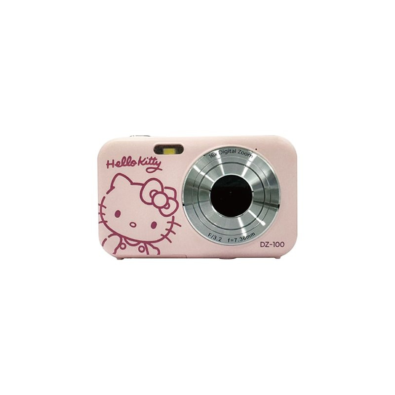 fotocamera yashica dz-100 hello kitty 44mp zoom 16x rosa [yas-dz10hk-pn]