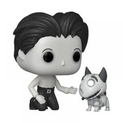 figurina funko pop frankenweenie victor con sparky 9cm multicolore