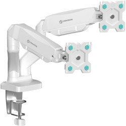 supporto monitor/tv oonkron g-160-w bracci da scrivania inclinabile/girevole