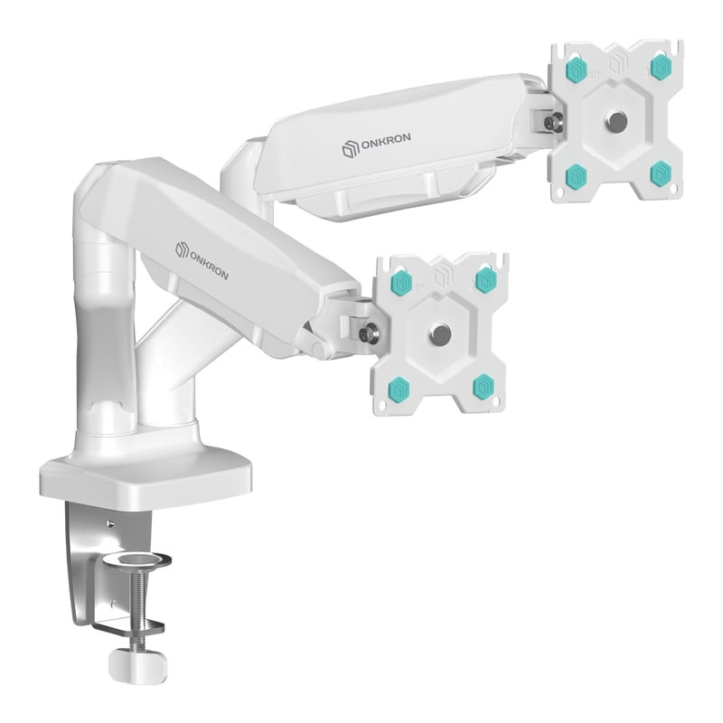 supporto monitor/tv oonkron g-160-w bracci da scrivania inclinabile/girevole