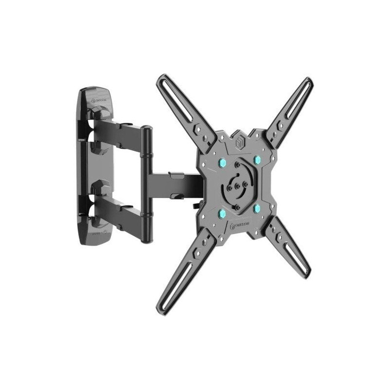 supporto tv onkron m4r-b da parete girevole/inclinabile per uno