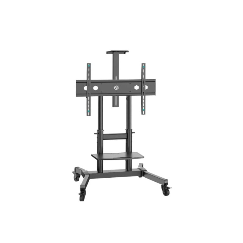 supporto tv mobile onkron ts1891-b carrello inclinabile da pavimento