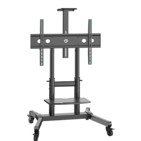 supporto tv mobile onkron ts1891-b carrello inclinabile da pavimento