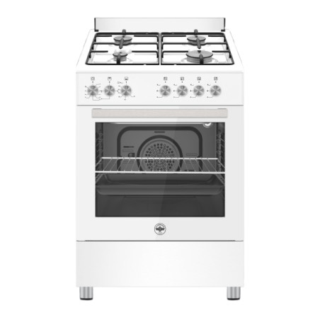 cucina a gas la germania se664gb24 con 4 fuochi classe a bianco [se664gb24]