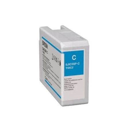 cartuccia a getto d'inchiostro epson t58c2 80ml ciano [c13t58c240]