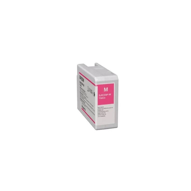 cartuccia a getto d'inchiostro epson t58c3 80ml 5000 pagine magenta