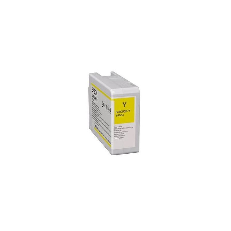 cartuccia a getto d'inchiostro epson t58c4 80ml 3000 pagine giallo