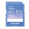 128gb scheda di memoria sandisk creator sd uhs-ii sdxc classe
