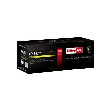 toner activejet compatibile con kyocera atk-590yn giallo [expacjtky0028]